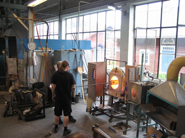 the glass factory